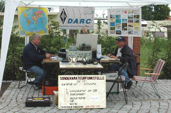 Hafftage Ueckermünde DL0UEM Clubstation des DARC DOK V25