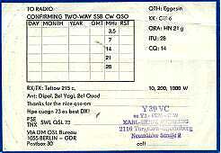 QSL Karte